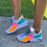 Casual Colorful Ladies Tennis Shoes