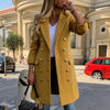 Women's Long Trench Coat Vintage Wear