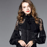 Lace Real Silk One Piece Shirt